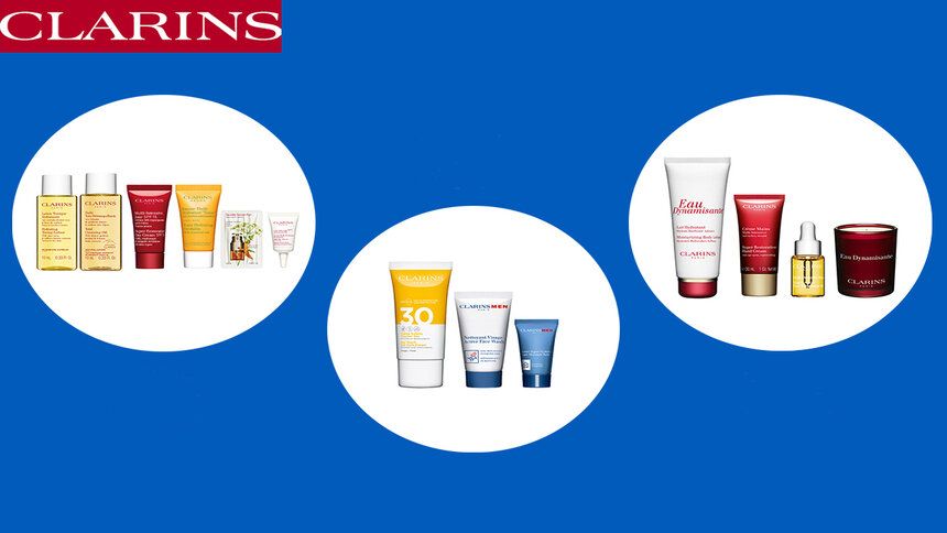 Clarins - Spend £25 and receive an exclusive 6 samples kit