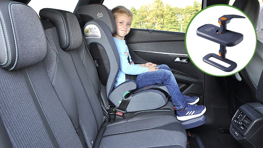 KneeGuardKids - The car seat footrest for kids - 5% Carers discount